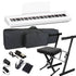 Collage image of the Yamaha P225WH Digital Piano - White STAGE ESSENTIALS BUNDLE
