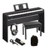Yamaha P-45 Digital Piano - Black COMPLETE HOME BUNDLE