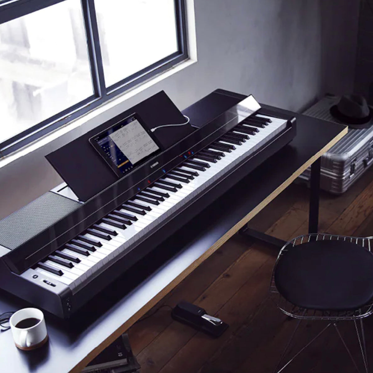Yamaha P-S500 Digital Piano - Black - Style Shot