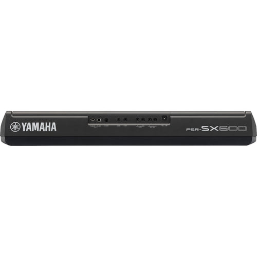 Rear view of Yamaha PSR-SX600 Arranger Workstation Keyboard