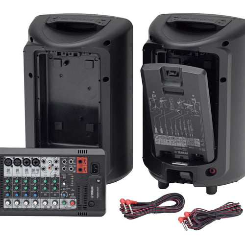 Yamaha STAGEPAS 400BT Portable PA System AUDIO ESSENTIALS BUNDLE