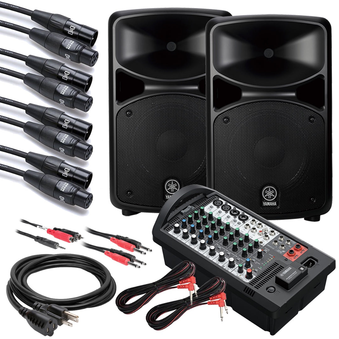 Yamaha STAGEPAS 600BT Portable PA System CABLE KIT Kraft Music
