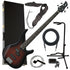 Collage image of the Yamaha TRBX174 Electric Bass Guitar - Old Violin Sunburst COMPLETE BASS BUNDLE