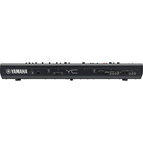 Rear view of Yamaha YC73 73-Key Stage Keyboard and Organ