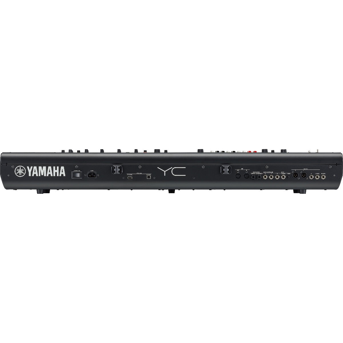 Rear view of Yamaha YC73 73-Key Stage Keyboard and Organ