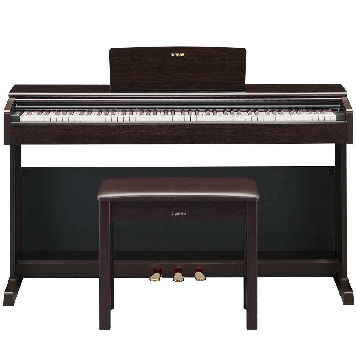 Yamaha Arius YDP-145 Digital Piano - Dark Rosewood COMPLETE HOME BUNDLE