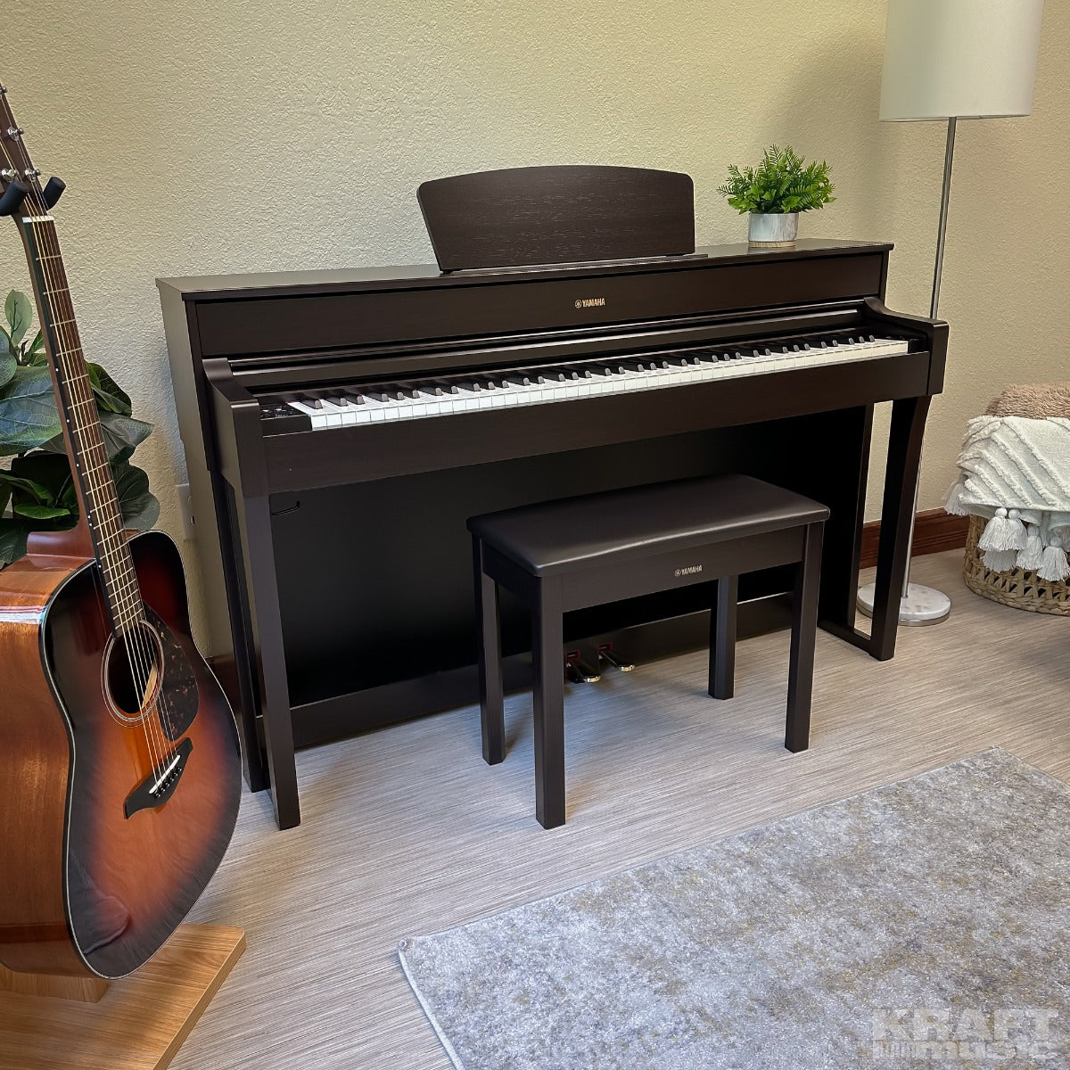 Yamaha Arius YDP-184 Digital Piano - Rosewood COMPLETE HOME BUNDLE – Kraft  Music