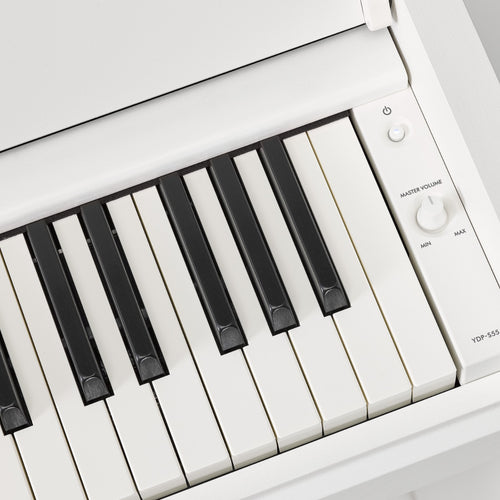 Yamaha Arius YDP-S55 Digital Piano - White view 6