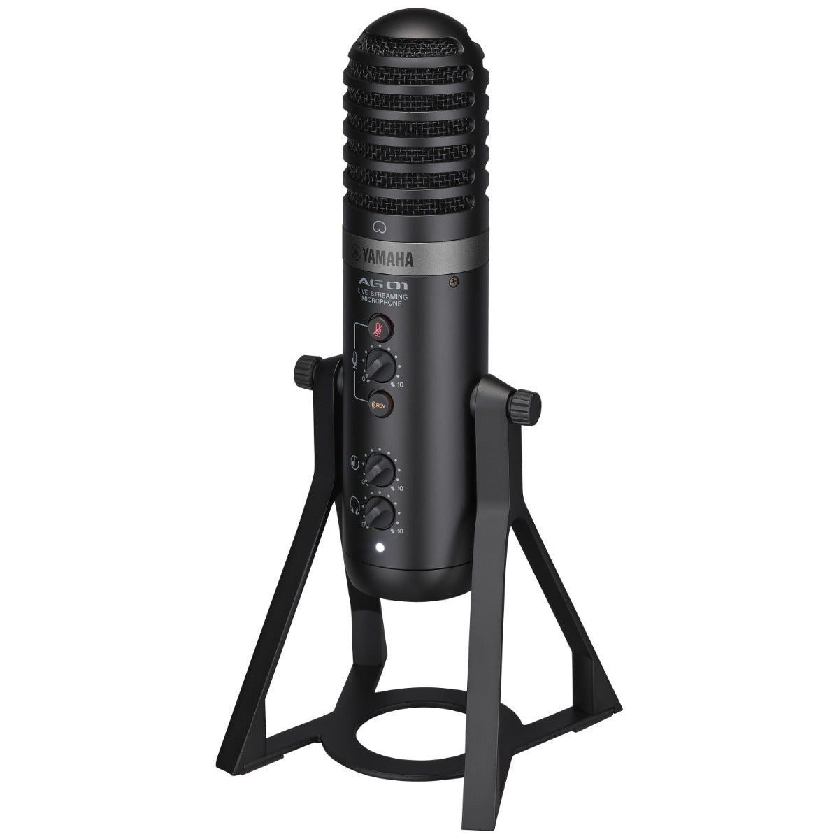 Yamaha AG01 Live Streaming USB Microphone - Black view 1