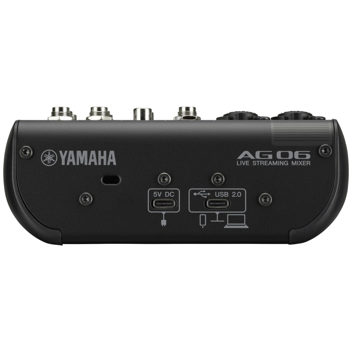Yamaha AG06 Mk2 Live Streaming Mixer and USB Audio Interface - Black view 3
