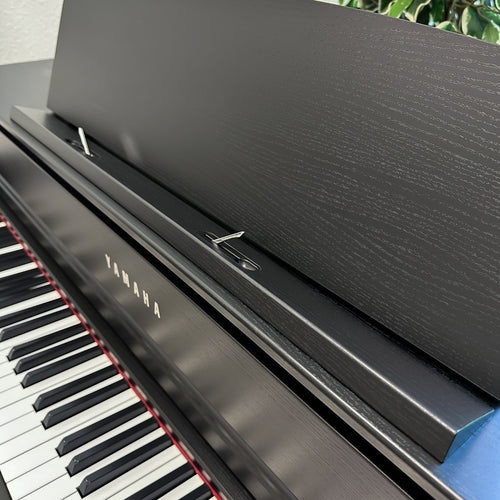 Yamaha Clavinova CLP-775 Digital Piano - Matte Black - Music Score Braces