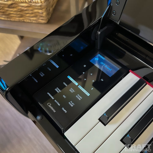 Yamaha Clavinova CLP-785 Digital Piano - Polished Ebony - Controls