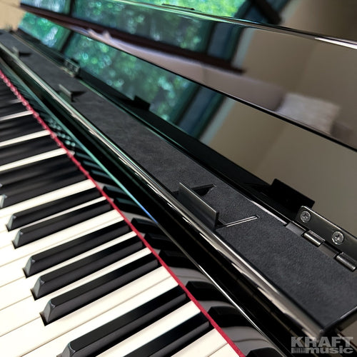 Yamaha Clavinova CLP-785 Digital Piano - Polished Ebony - Music Score Braces Up