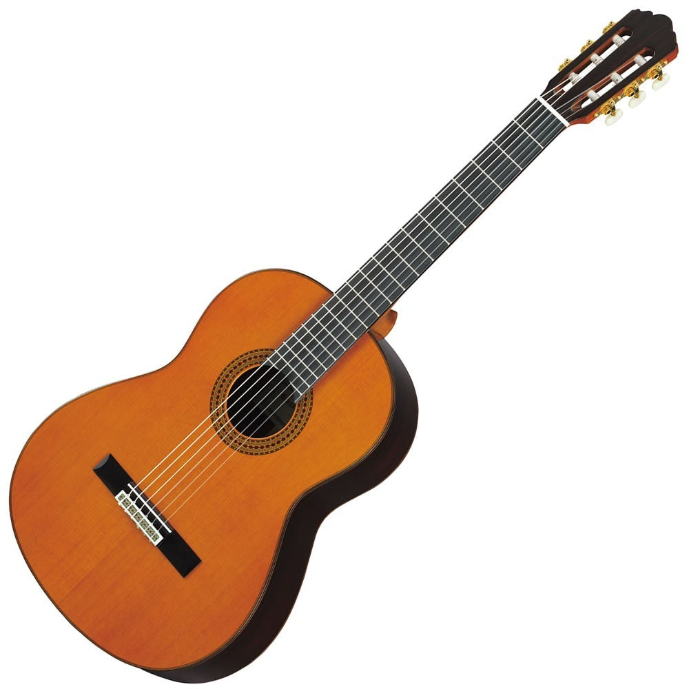 yamaha gc22c nylon string classical guitar - cedar top