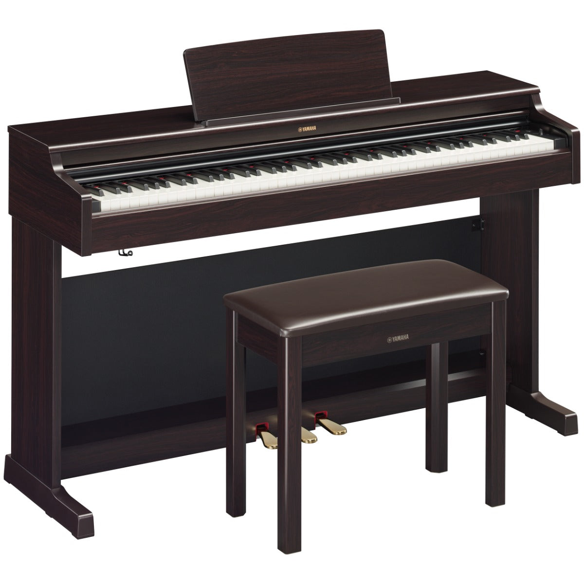 Yamaha Arius YDP-165 Digital Piano - Dark Rosewood COMPLETE HOME BUNDLE